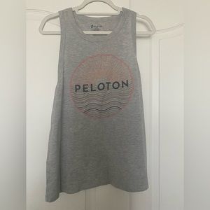 Peloton Tank Top in size L. Loose fit and hits at hip. Cotton material.